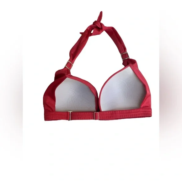 VENUS Goddess Push Up Halter Bikini Top in Sunset Pink - DDD cup size - Picture 2 of 8